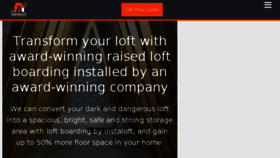 What Instaloft.co.uk website looked like in 2017 (6 years ago)