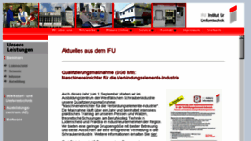 What Ifu-lued.de website looked like in 2017 (6 years ago)