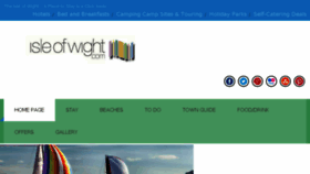 What Isleofwight.com website looked like in 2017 (6 years ago)