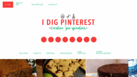 What Idigpinterest.com website looked like in 2017 (6 years ago)