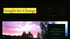 What Insightforchange.com website looked like in 2017 (6 years ago)