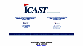 What Icast.org website looked like in 2017 (6 years ago)