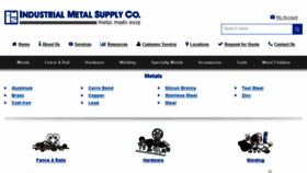 What Imsmetals.com website looked like in 2017 (6 years ago)