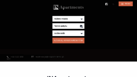 What Inapartments.pl website looked like in 2017 (6 years ago)