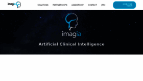 What Imagia.com website looked like in 2017 (6 years ago)