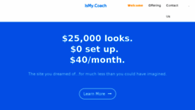 What Ismycoach.com website looked like in 2017 (6 years ago)