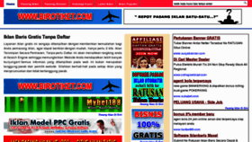 What Iklanbesar.com website looked like in 2011 (12 years ago)