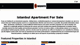 What Istanbulapartmentsforsale.com website looked like in 2017 (6 years ago)