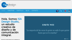 What Isadesignstudio.com.ar website looked like in 2017 (6 years ago)