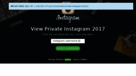 What Instaviewerprivate.com website looked like in 2017 (6 years ago)