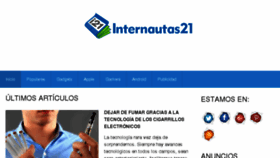 What Internautas21.com website looked like in 2017 (6 years ago)