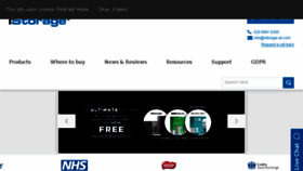 What Istorage-uk.com website looked like in 2017 (6 years ago)