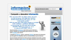 What Informaciona.com website looked like in 2017 (6 years ago)