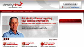 What Identityhawk.com website looked like in 2017 (6 years ago)