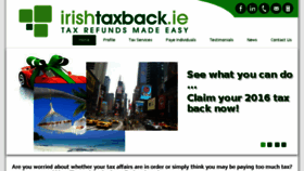 What Irishtaxback.ie website looked like in 2017 (6 years ago)