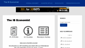 What Ibeconomist.com website looked like in 2017 (6 years ago)