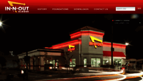What In-n-out.com website looked like in 2017 (6 years ago)