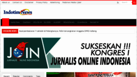 What Indotimnews.com website looked like in 2017 (6 years ago)