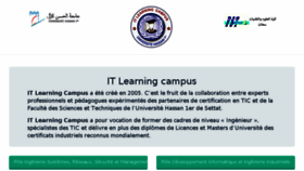 What Itlearning-campus.org website looked like in 2017 (6 years ago)