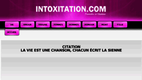 What Intoxitation.com website looked like in 2017 (6 years ago)