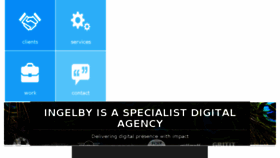 What Ingelby.com website looked like in 2017 (6 years ago)