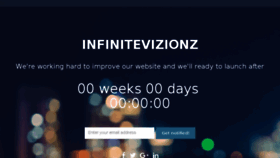 What Infinitevizionz.com website looked like in 2017 (6 years ago)