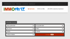 What Immofritz.de website looked like in 2017 (6 years ago)