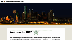 What Ibcfund.com website looked like in 2017 (6 years ago)