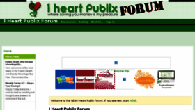 What Iheartpublixforum.com website looked like in 2017 (6 years ago)