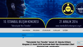What Istanbulbilisimkongresi.org.tr website looked like in 2017 (6 years ago)