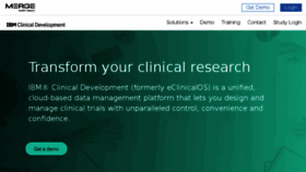 What Ibmclinicaldevelopment.com website looked like in 2017 (6 years ago)
