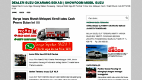 What Isuzumobil.com website looked like in 2017 (6 years ago)