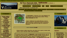 What In-valgrande.it website looked like in 2017 (6 years ago)