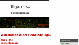 What Illgau.ch website looked like in 2017 (6 years ago)