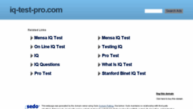 What Iq-test-pro.com website looked like in 2017 (6 years ago)