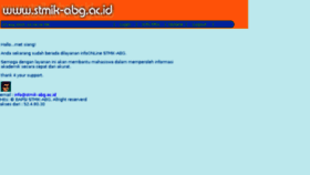What Info.stmik-amikbandung.ac.id website looked like in 2017 (6 years ago)