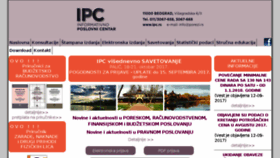 What Ipc.rs website looked like in 2017 (7 years ago)