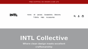 What Intlcollective.com website looked like in 2017 (6 years ago)