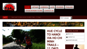 What Indochinabiketours.com website looked like in 2017 (6 years ago)