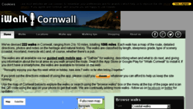 What Iwalkcornwall.co.uk website looked like in 2017 (6 years ago)