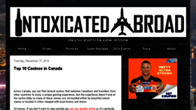 What Intoxicatedabroad.com website looked like in 2017 (6 years ago)