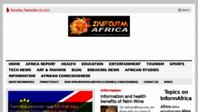 What Informafrica.com website looked like in 2017 (6 years ago)