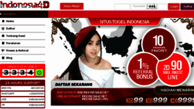 What Indonesia4d.net website looked like in 2017 (6 years ago)