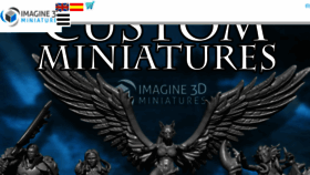 What Imagine3dminiatures.com website looked like in 2017 (6 years ago)