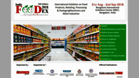 What Indiafoodex.com website looked like in 2017 (6 years ago)