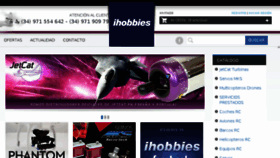What Ihobbies.es website looked like in 2017 (6 years ago)