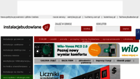 What Instalacjebudowlane.pl website looked like in 2017 (6 years ago)