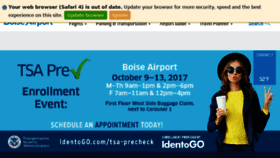 What Iflyboise.com website looked like in 2017 (6 years ago)