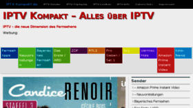 What Iptv-kompakt.de website looked like in 2017 (6 years ago)