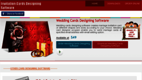 What Invitationcardsdesigningsoftware.com website looked like in 2017 (6 years ago)